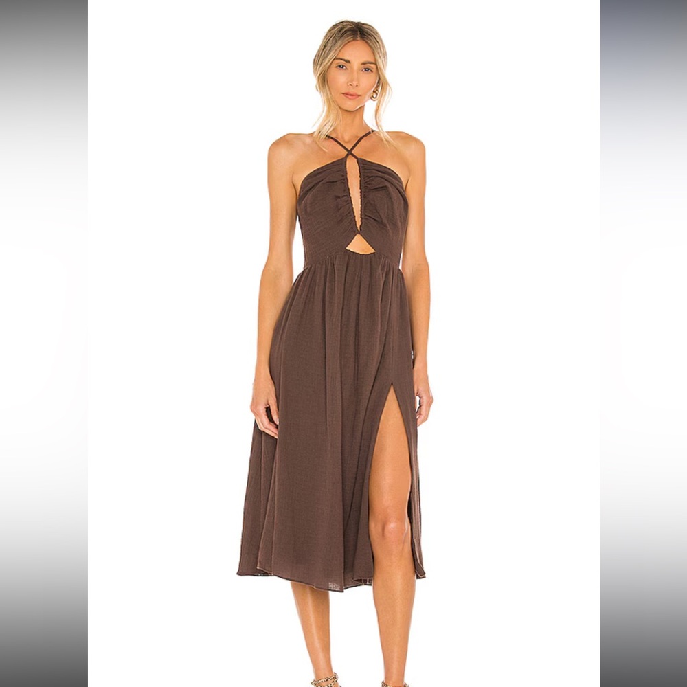 LPA Adalia Dress in Brown size small